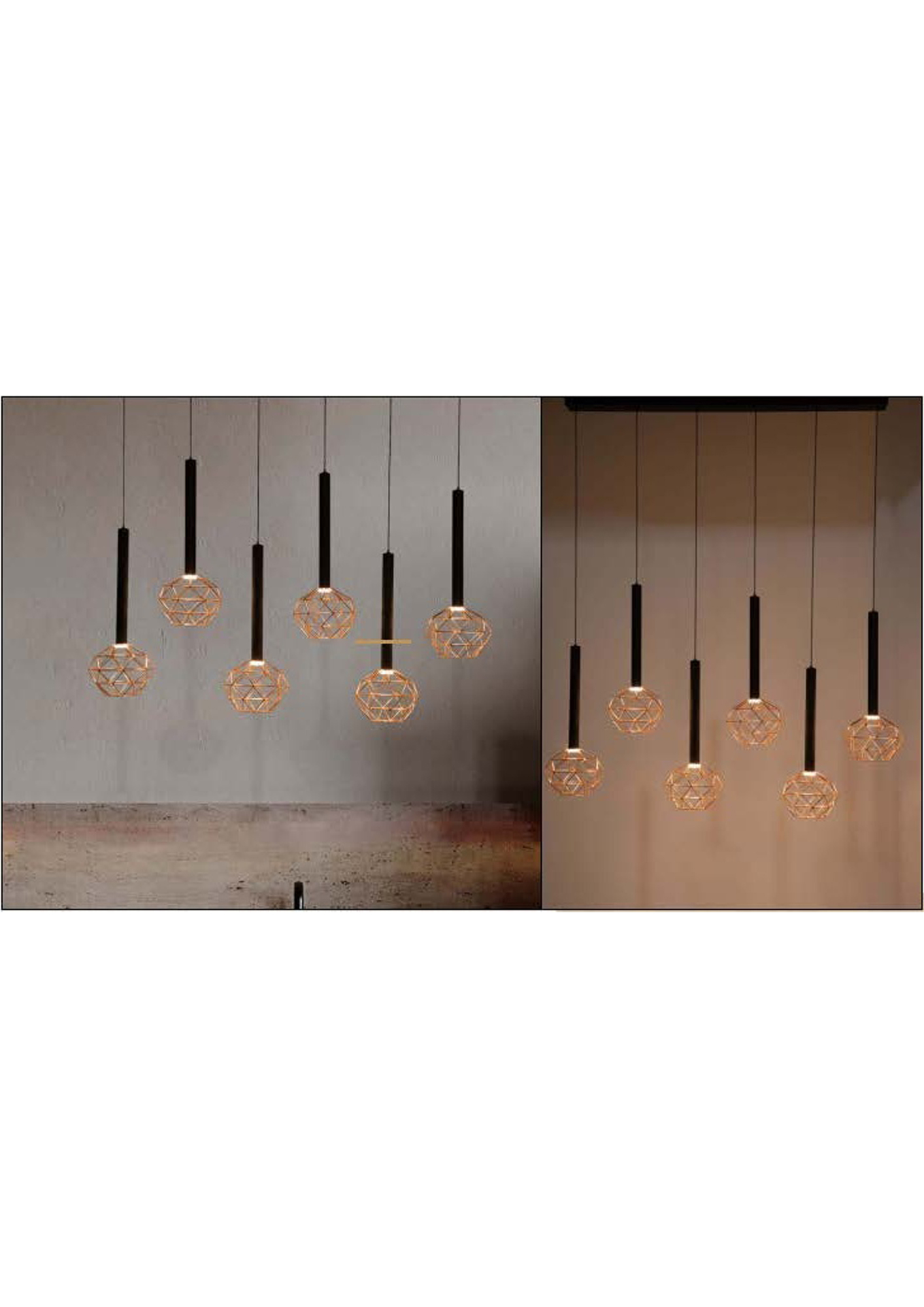 Beyond Lights - Cage Pendant Lamp- GL